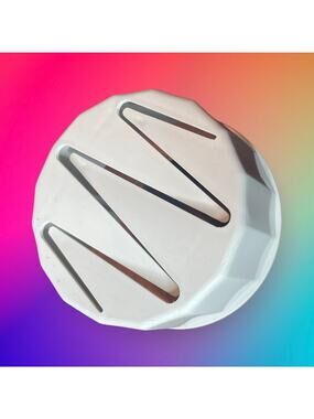 Pampered Chef Food Chopper Replacement Blade Guard White Plastic 3-Prong 2585